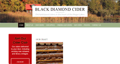 Desktop Screenshot of blackdiamondcider.com